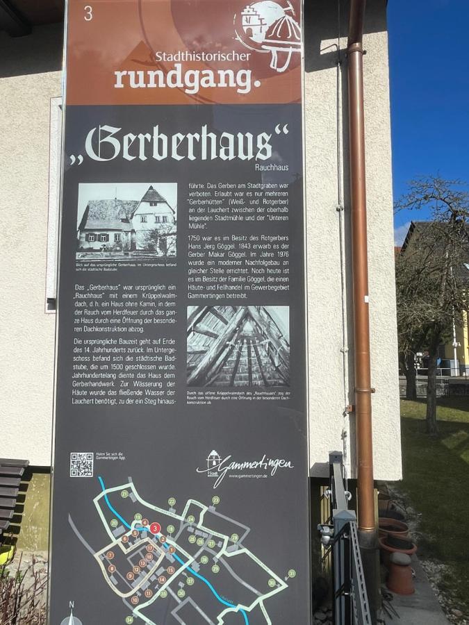 Ferienwohnung Im Gerberhaus Gammertingen Exterior photo